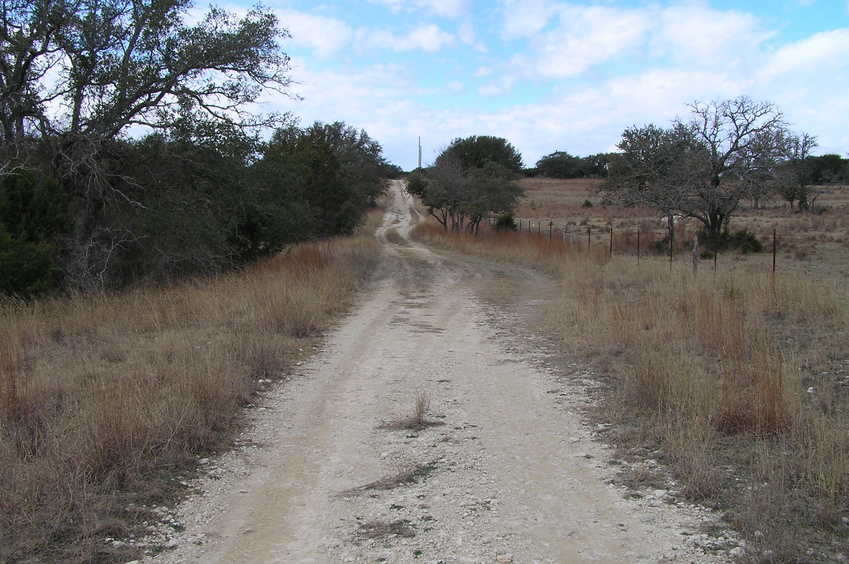 Nearest road to the confluence, forlorn scene, looking west.