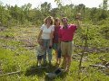 #3: The family poses at the site