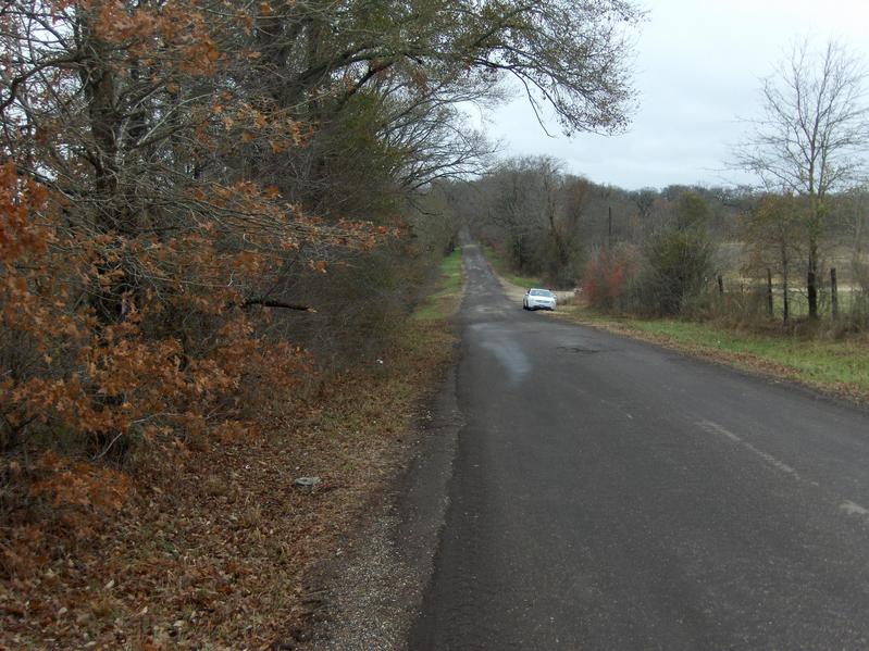 VIEW TO SOUTH (THERE I PARKED THE CAR)