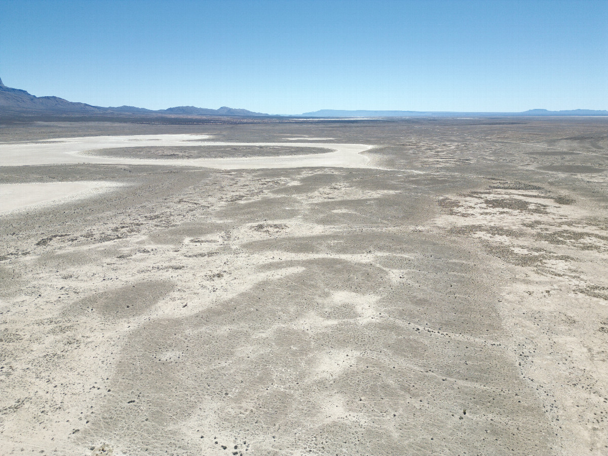 View South (into Texas) from a height of 120m