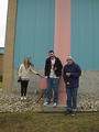 #4: Becky, Louis and Alex pose on this very cold day