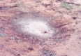 #3: Savvy ants excavate white dirt at the confluence.