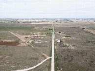 #9: View East, from 120m above the point