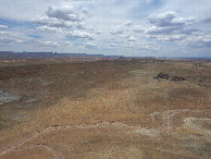 #10: View South, from 120m above the point