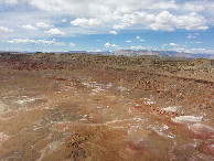 #11: View West, from 120m above the point