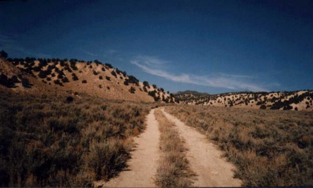 The road to the confluence.