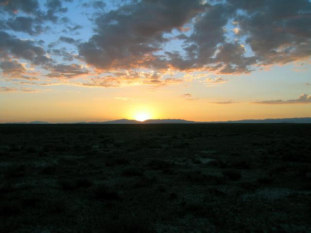 Sunrise near Sevier Lake