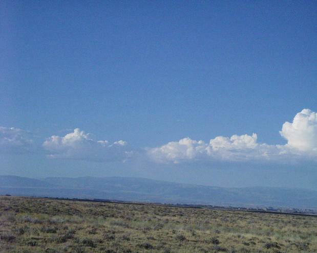 looking north toward the Uinta Mountains