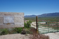 #10: A small cemetery, 1 mile South of the point.  (This is where I started my hike.)
