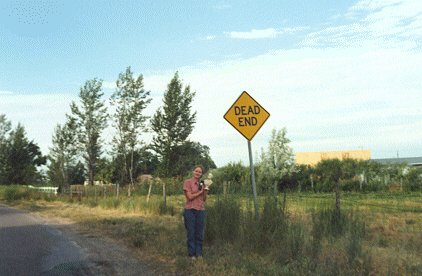 Livi with Wagner, the GPS and a Dead End