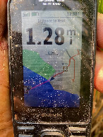 #4: My GPS receiver, 1.28 miles from the point