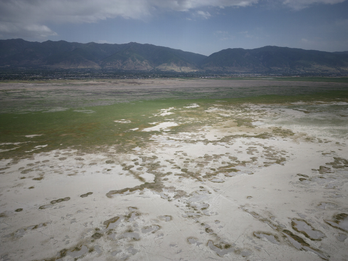 View East, from 120m above the point