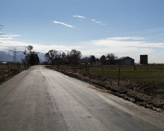 Locating the farm at the end of the road