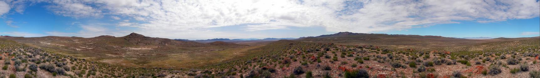 360 degree view from ridge overlooking the confluence