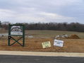 #7: View of Lot 36 to the north.  The confluence will be in the back yard of this lot in the future.
