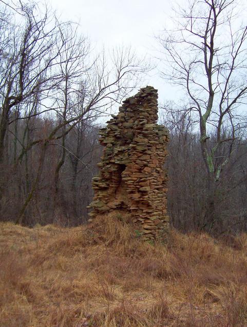 The chimney not far from the confluence.