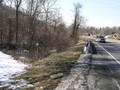 #7: he Appalachian Trail, pictured here snow covered to the south of the road, crosses U.S. Highway 50 at Ashby Gap.