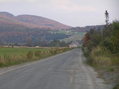 #5: Nearest road, looking east, with Canada on the left and the USA on the right, from the start of the confluence trek, 1 km north of the confluence.