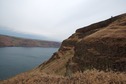 #3: View South (along the river bank). Note the steep cliff.