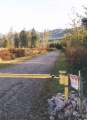 #5: This gate and the intimidating sign blocked access from this side.