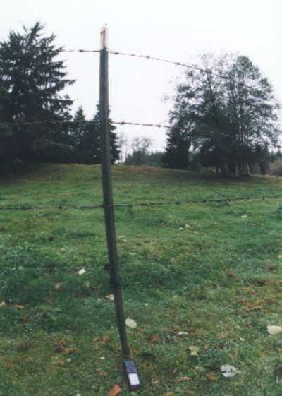 Looking south towards the confluence