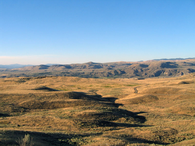 North from near the edge