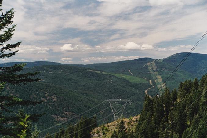 view across Big Sheep Creek valley