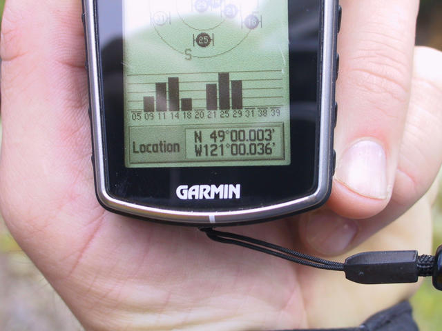 Shot of GPS