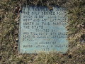 #9: The local ground cover needs to be trimmed from the plaque.