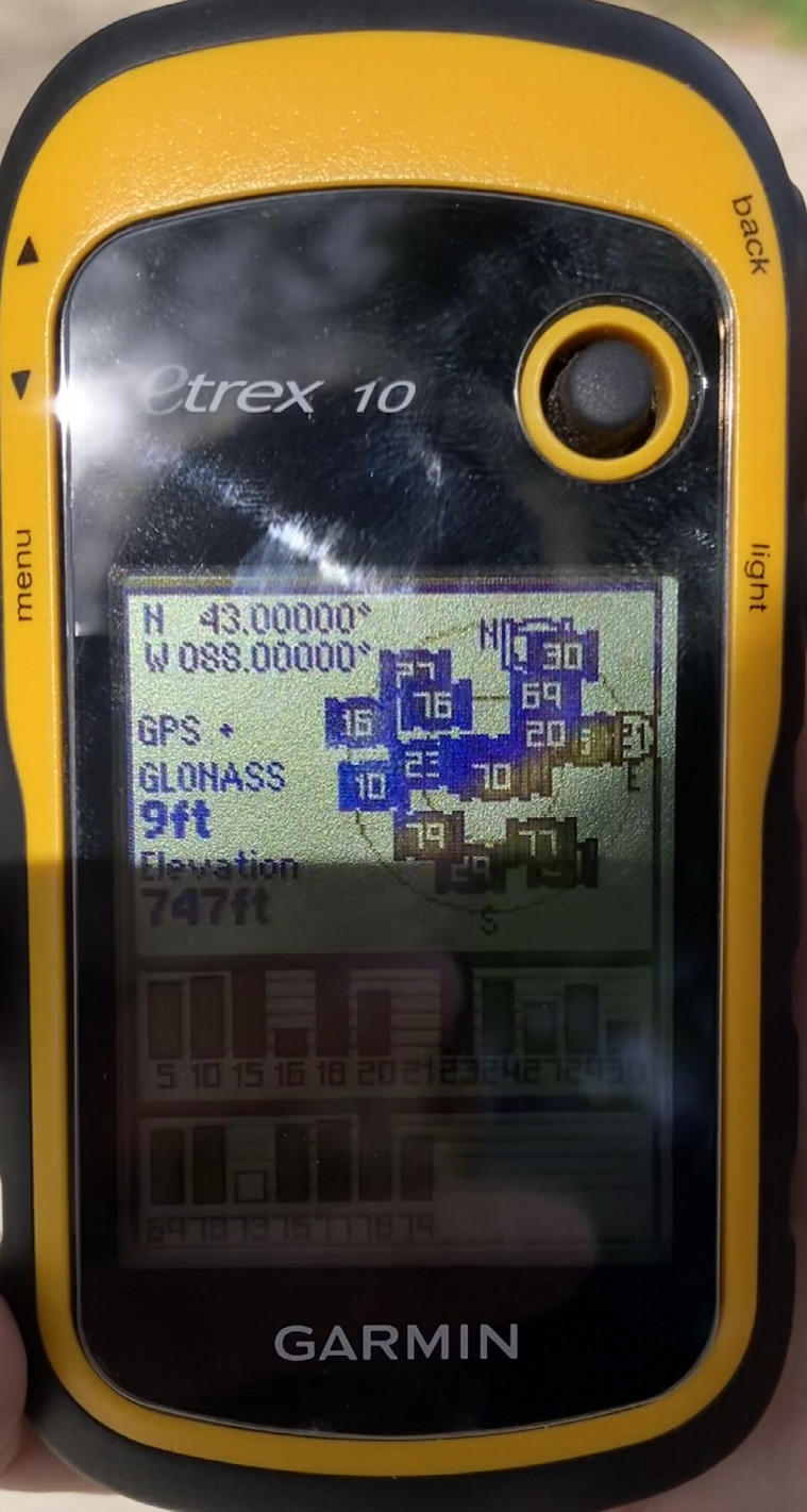 Zeroes on the GPS!