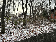#5: A view to the west from the confluence, towards the wind-shielding ledge.