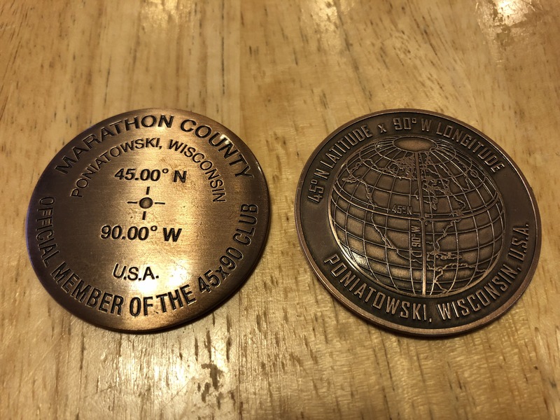 Coins from the Visitors Center