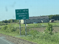 #12: One of the directional signs in the area of the confluence.