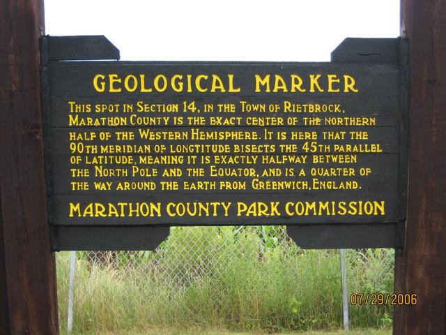 County Sign Along Roadside