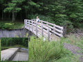 #4: Taking the trail over this wooden bridge eliminates any need to cross the spillway at the earthen dam.