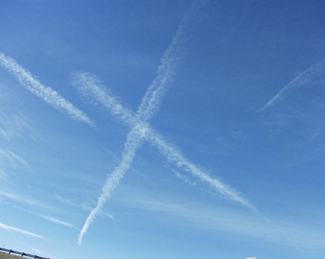 Overhead X marks the spot?