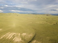 #9: Looking East from 120m above the point