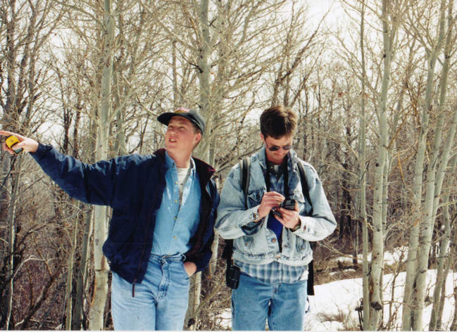 Joel and Jeremy tracking confluence down.