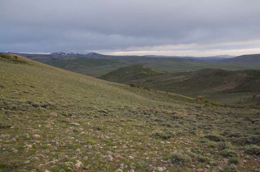 View South (into the valley, from where I started my hike)