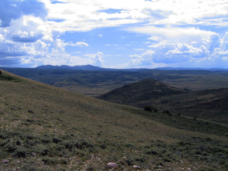 View towards parking