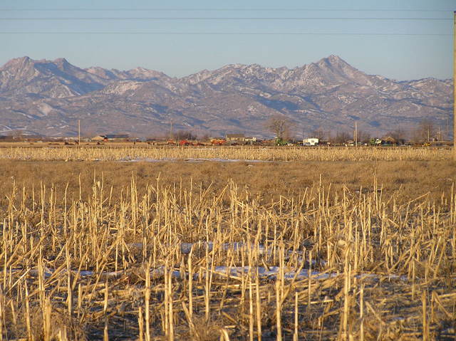 View to the west from the confluence in wild, wonderful Wyoming.