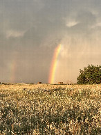 #10: Double rainbow at my campsite along the North Platte River last night