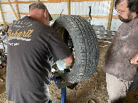 #12: Adventures in tire patching, Medicine Bow, Wyoming