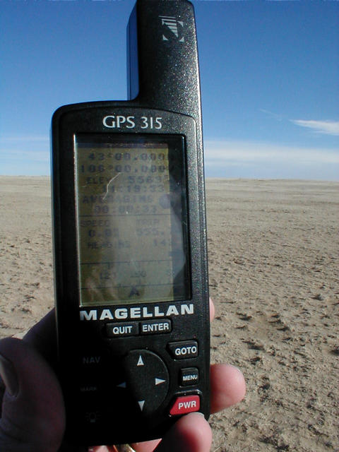 GPS From 43N 106W