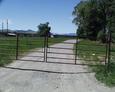 #3: looking south (and looking at the locked gate)