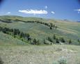 #6: looking south towards the confluence from a nearby hillside vantage point