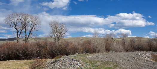 #1: The confluence point lies in these hills, 1.2 miles away