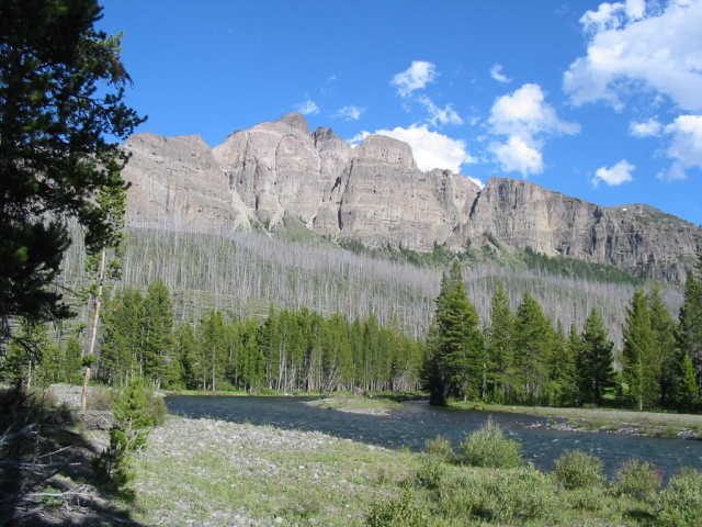 The view from Camp Bowman