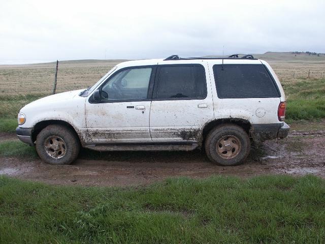 Truck after getting stuck