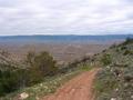 #8: This image provides a feel for road conditions and the lay of the land; the image was taken just six miles SW of the site looking NE; we took over 1.5 hours to travel the six miles.